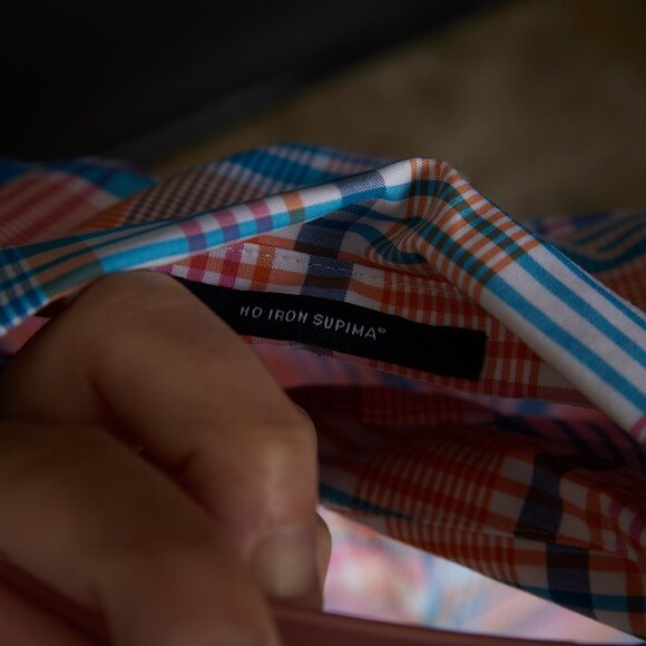 Lands' End Supima Cotton Button Front Top Women's 14 NWOT - Picture 6 of 7